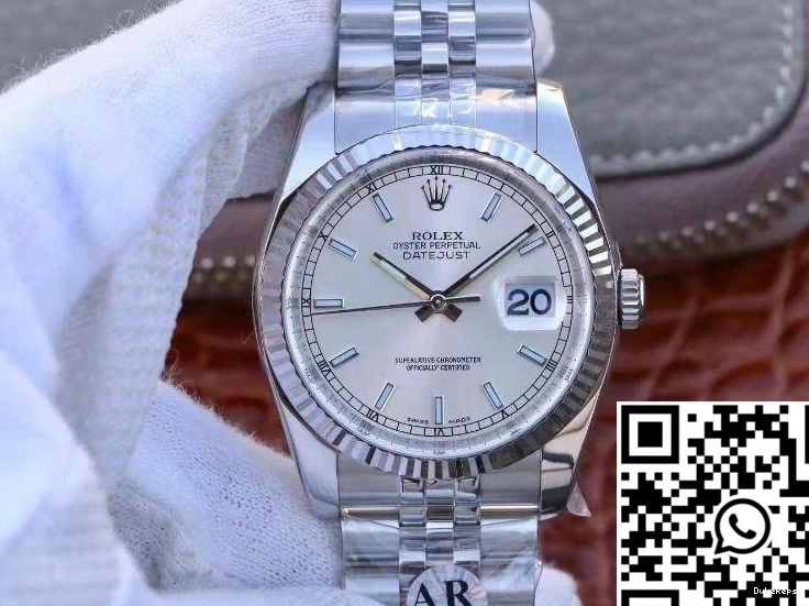 36MM Silver Factory Datejust Rolex 116234 AR Dial V2 0220